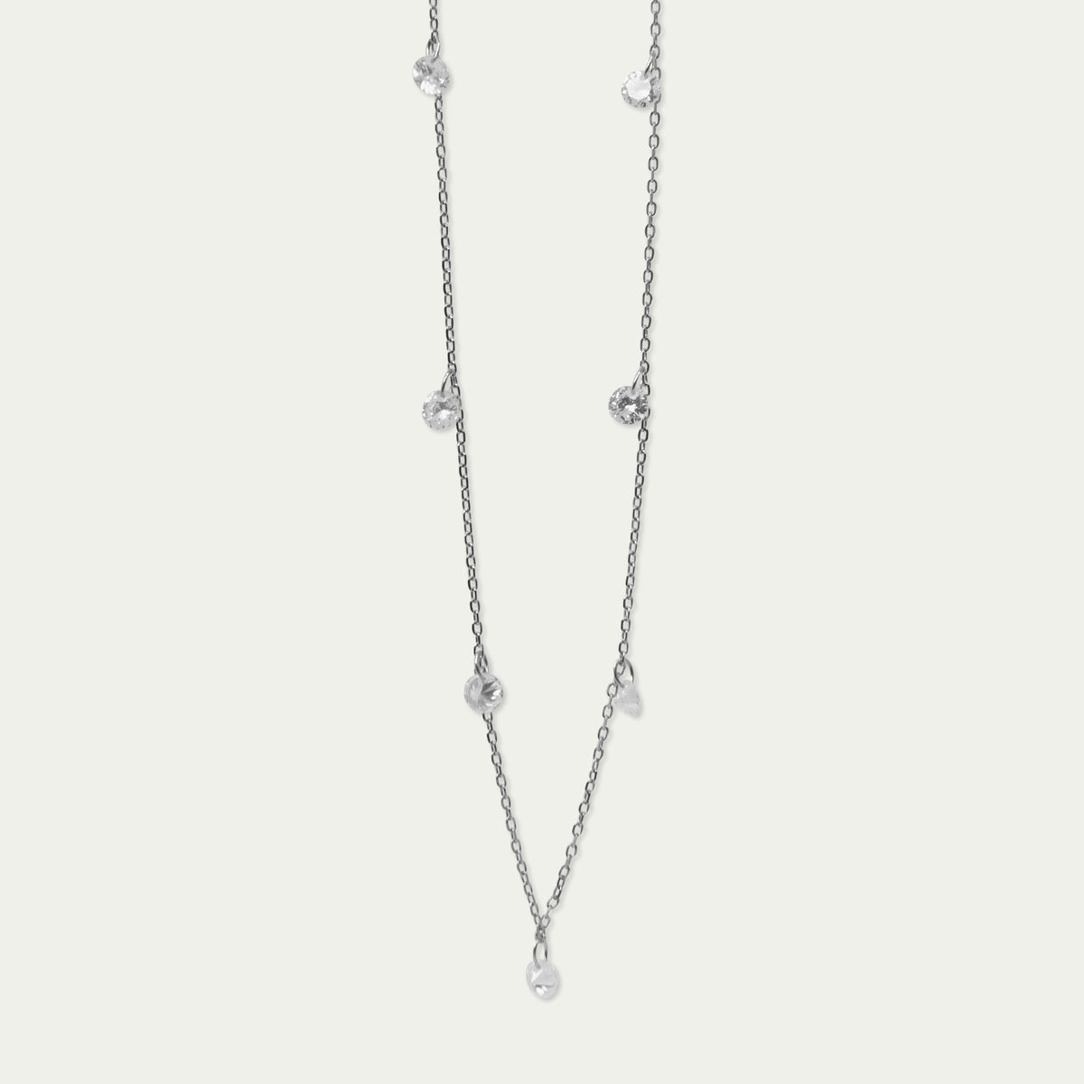Halskette Pure Glam mit Zirkonia – 925 Sterling Silber | Sucre Fine Jewelry