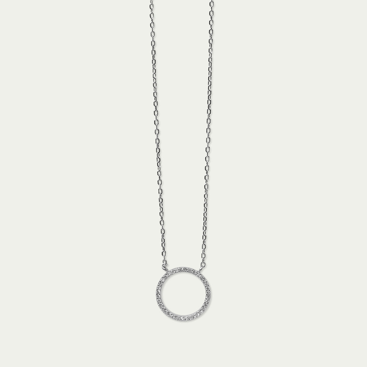 Halskette Big Circle – 925 Sterling Silber | Sucre Fine Jewelry