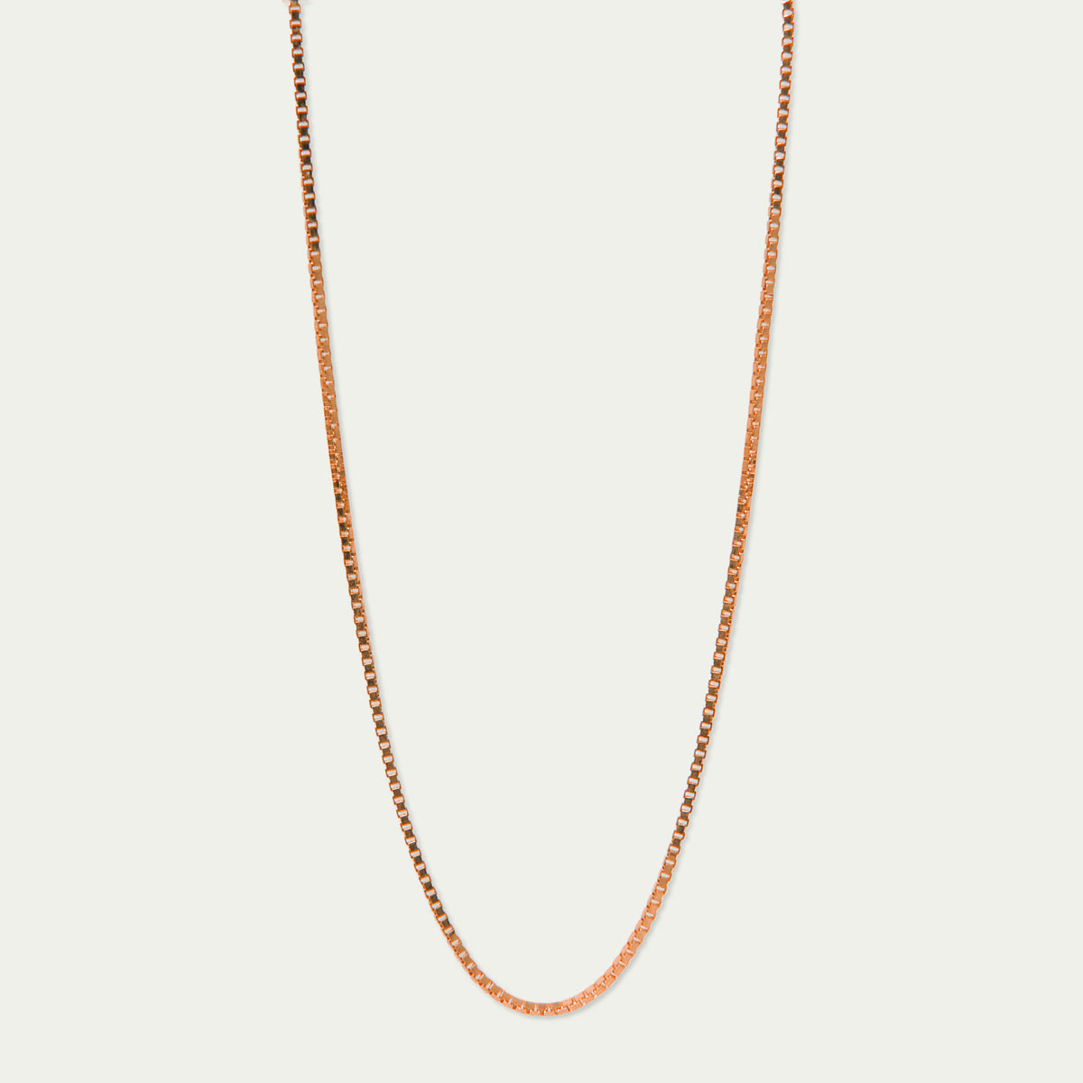 Halskette Box Chain – 925 Sterling Silber 18K Roségold vergoldet | Sucre Fine Jewelry
