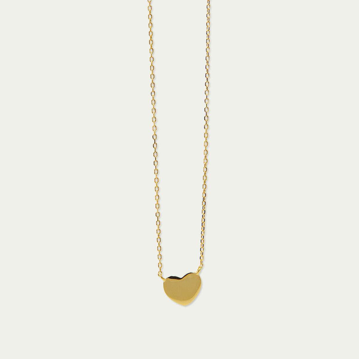 Halskette Herz – 925 Sterling Silber 18K Gelbgold vergoldet | Sucre Fine Jewelry