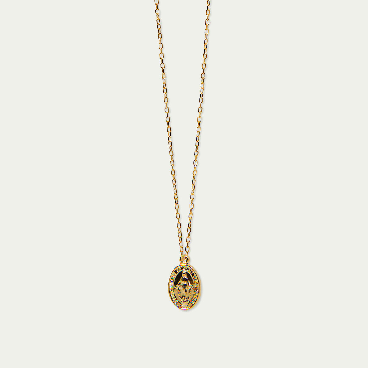 Halskette Madonna – 925 Sterling Silber 18K Gelbgold vergoldet | Sucre Fine Jewelry