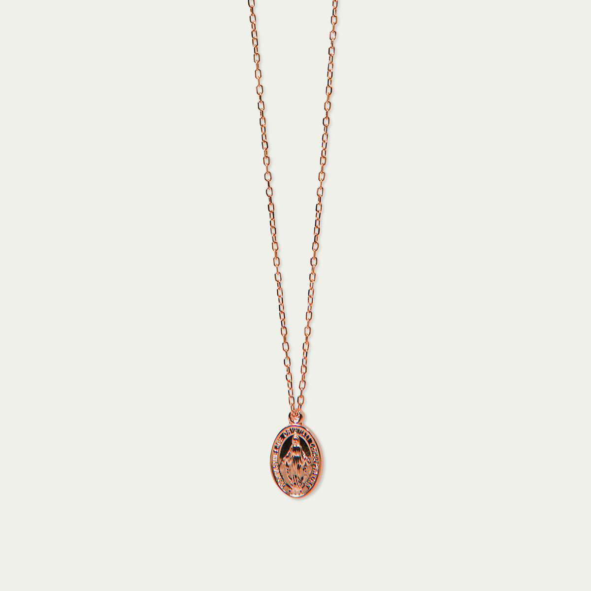Halskette Madonna – 925 Sterling Silber 18K Roségold vergoldet | Sucre Fine Jewelry