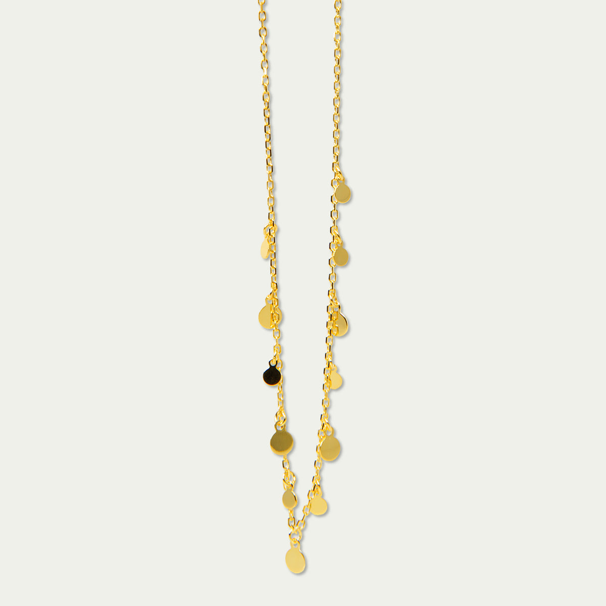 Halskette Sprinkle – 925 Sterling Silber 18K Gelbgold vergoldet | Sucre Fine Jewelry