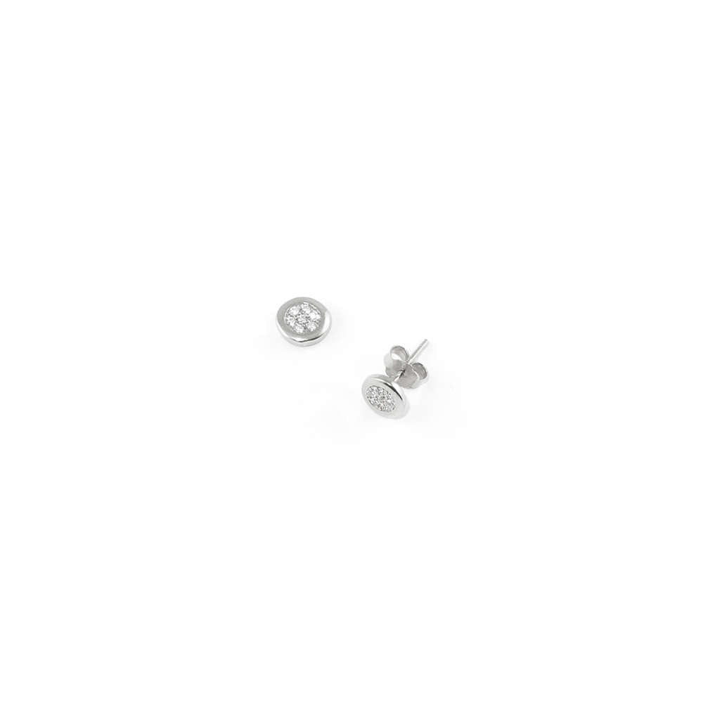 Ohrstecker Endless Pavé Crystal – 925 Sterling Silber | Sucre Fine Jewelry