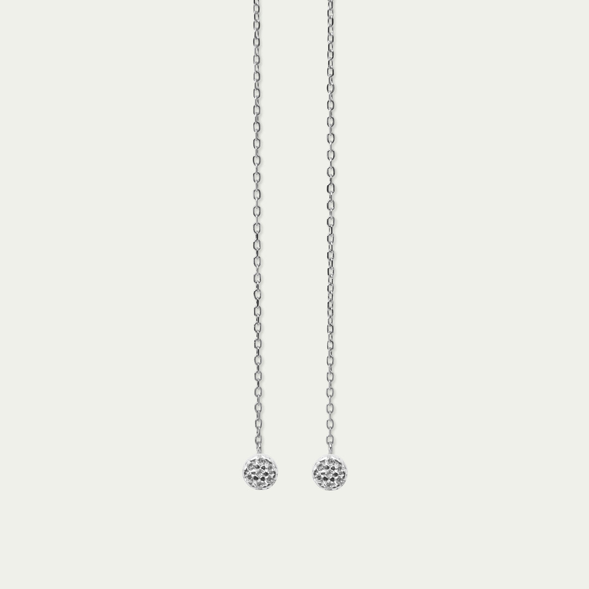 Ohrhänger Mini Pavé – 925 Sterling Silber | Sucre Fine Jewelry