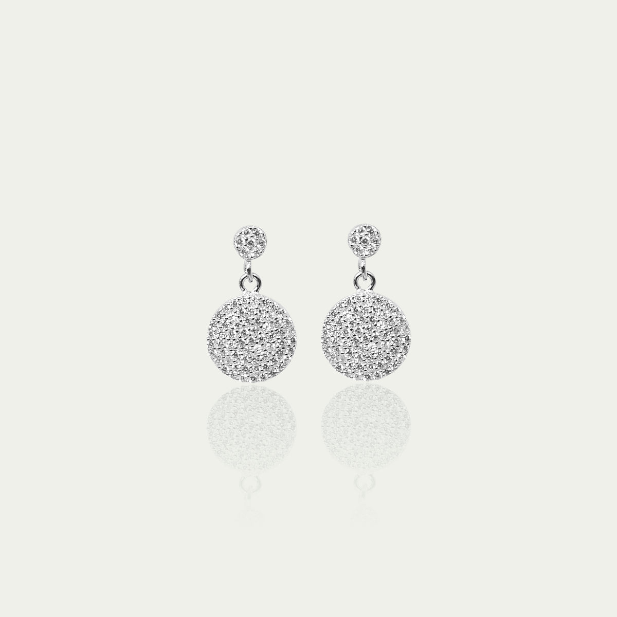 Ohrstecker Pavé Double – 925 Sterling Silber | Sucre Fine Jewelry