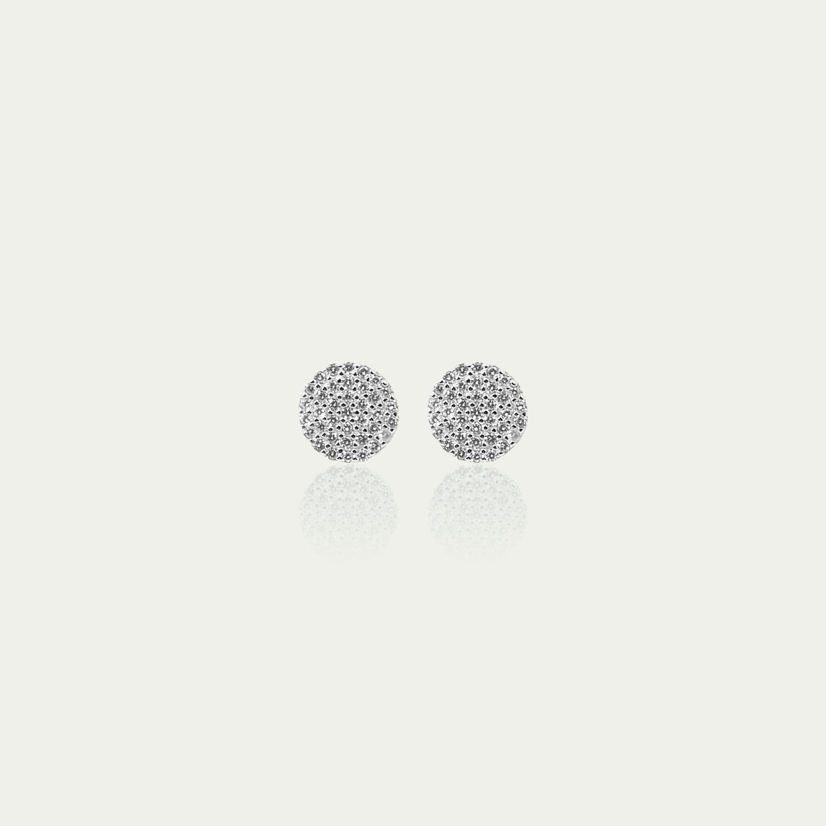 Ohrstecker Pavé 0,9cm – 925 Sterling Silber | Sucre Fine Jewelry
