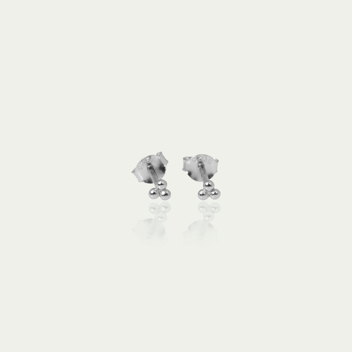 Ohrstecker Mini Bubbles Triangle – 925 Sterling Silber | Sucre Fine Jewelry