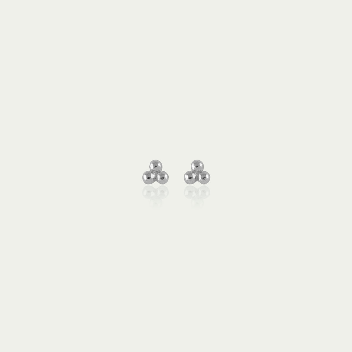 Ohrstecker Mini Bubbles Triangle – 925 Sterling Silber | Sucre Fine Jewelry