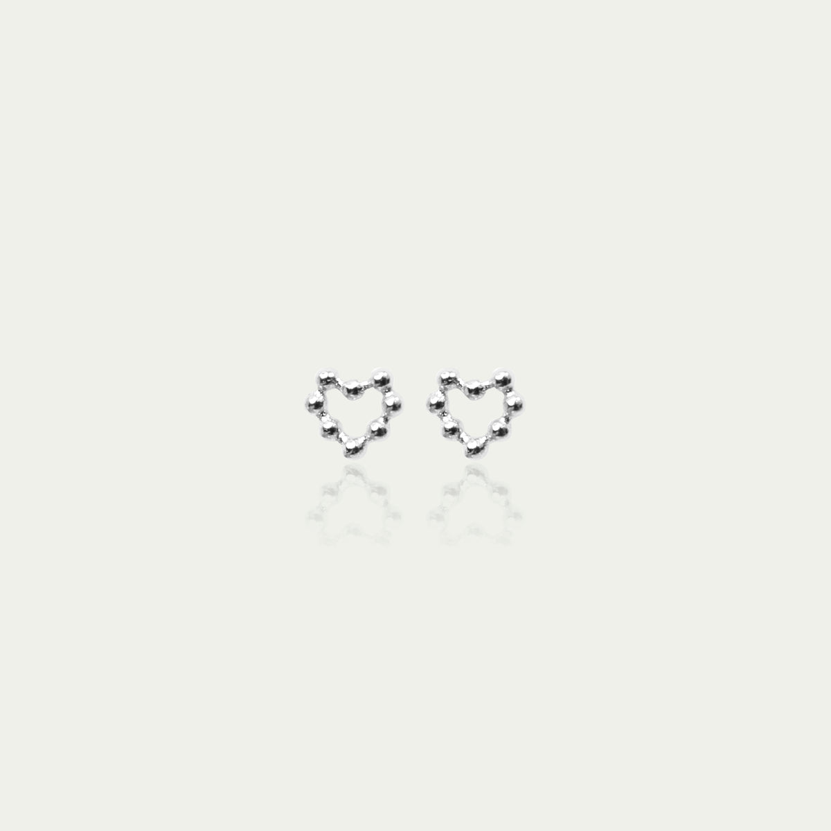 Ohrstecker Bubbles Heart – 925 Sterling Silber | Sucre Fine Jewelry