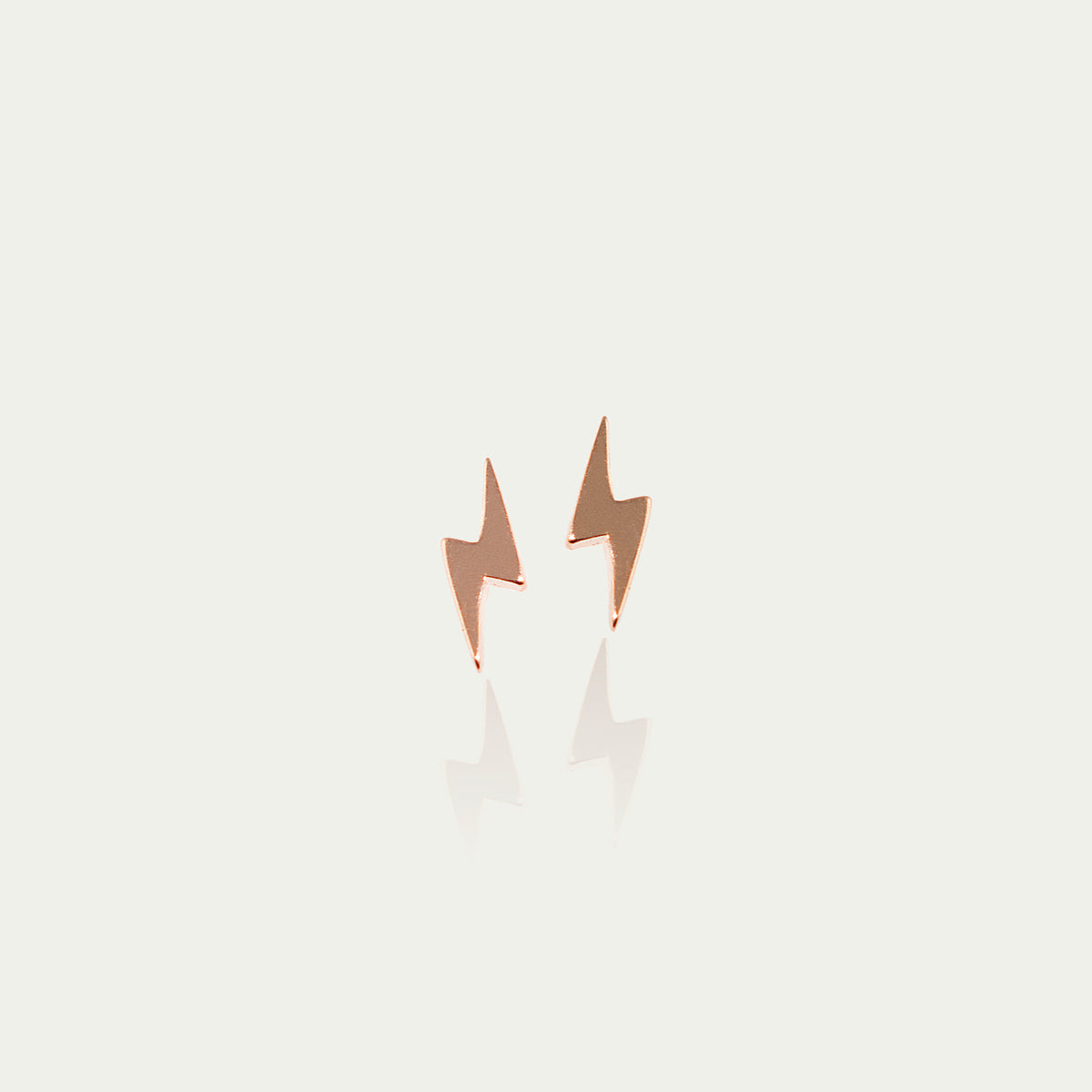 Ohrstecker Flash – 925 Sterling Silber 18K Roségold vergoldet | Sucre Fine Jewelry