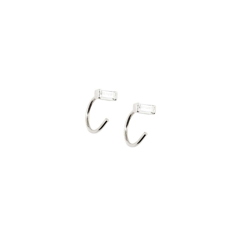 Ohrhänger Shiny Bar – 925 Sterling Silber | Sucre Fine Jewelry
