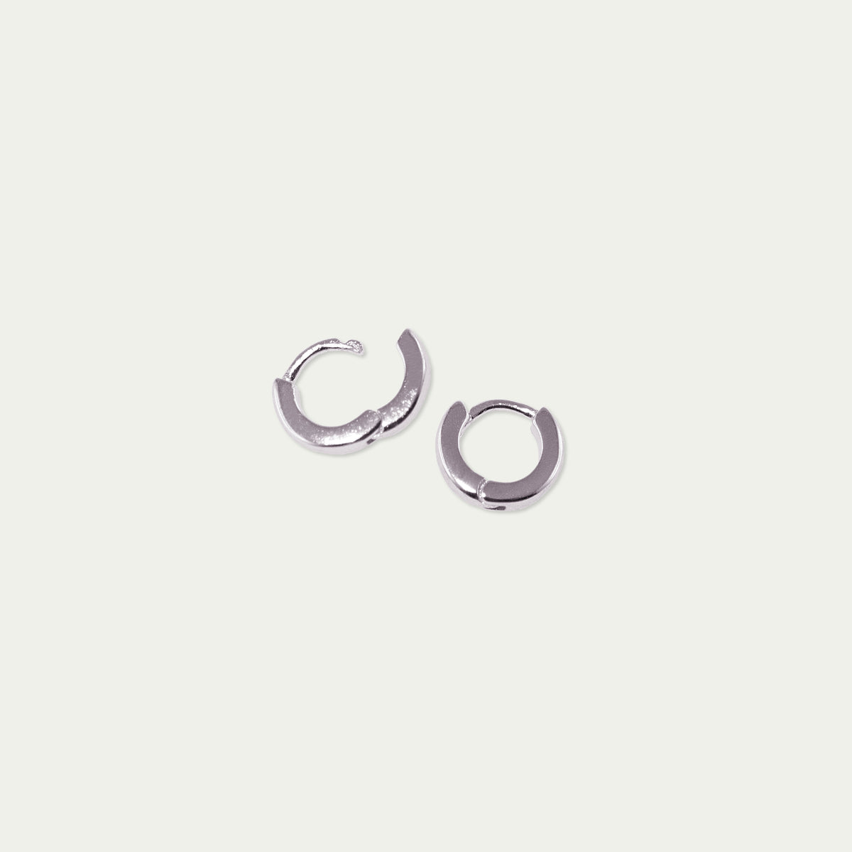 Klappcreole Pure Mini 0,5cm – 925 Sterling Silber | Sucre Fine Jewelry