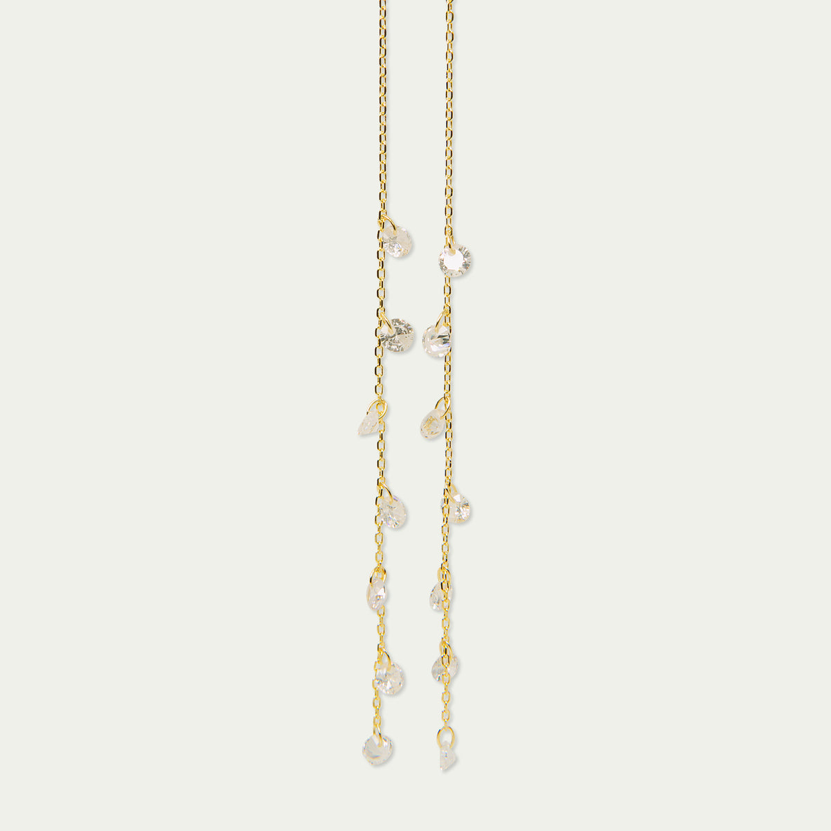 Ohrhänger Pure Glam – 925 Sterling Silber 18K Gelbgold vergoldet | Sucre Fine Jewelry