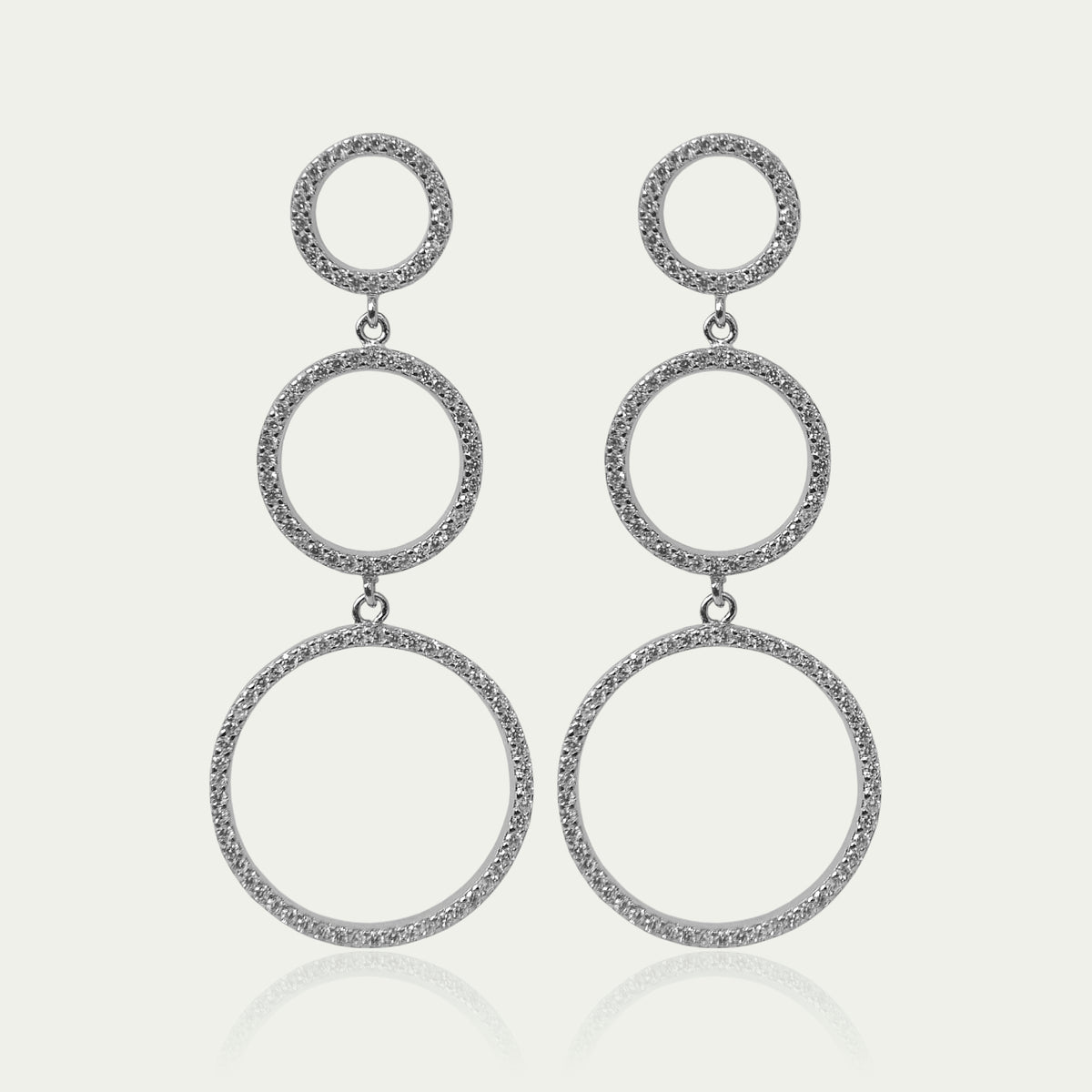 Ohrhänger Circles – 925 Sterling Silber | Sucre Fine Jewelry