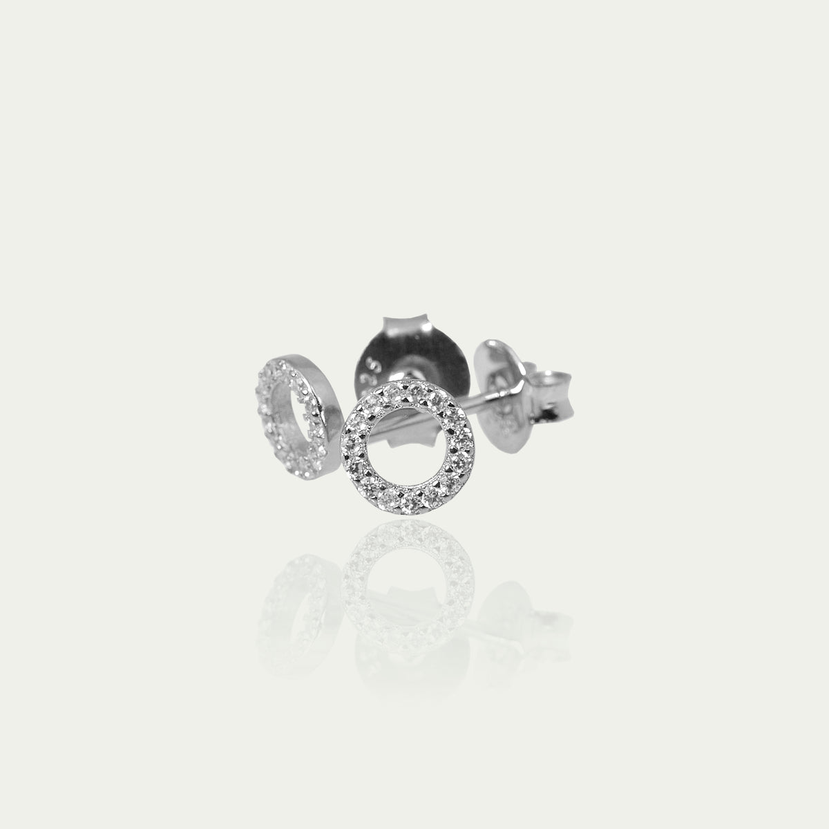 Ohrstecker Mini Circle – 925 Sterling Silber | Sucre Fine Jewelry