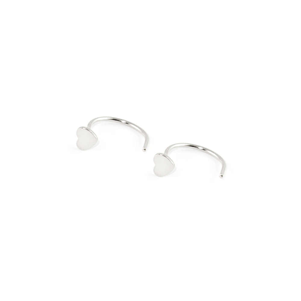 Mini Creole Herz – 925 Sterling Silber | Sucre Fine Jewelry