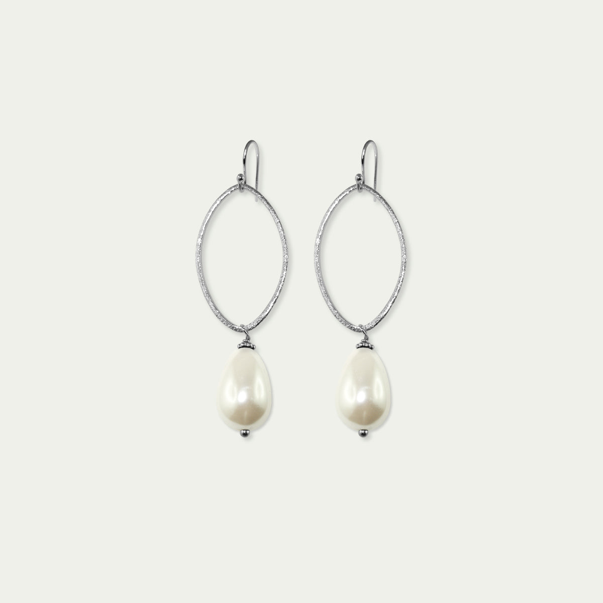Ohrhänger Blatt mit Edelsteintropfen – 925 Sterling Silber | Sucre Fine Jewelry