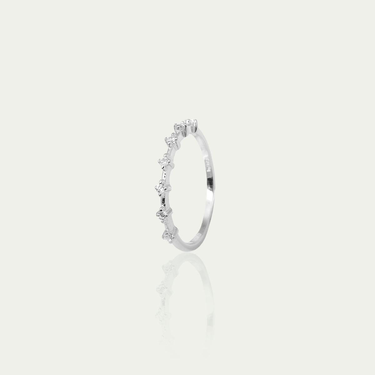 Ring 7 Mini Zirkonia – 925 Sterling Silber | Sucre Fine Jewelry