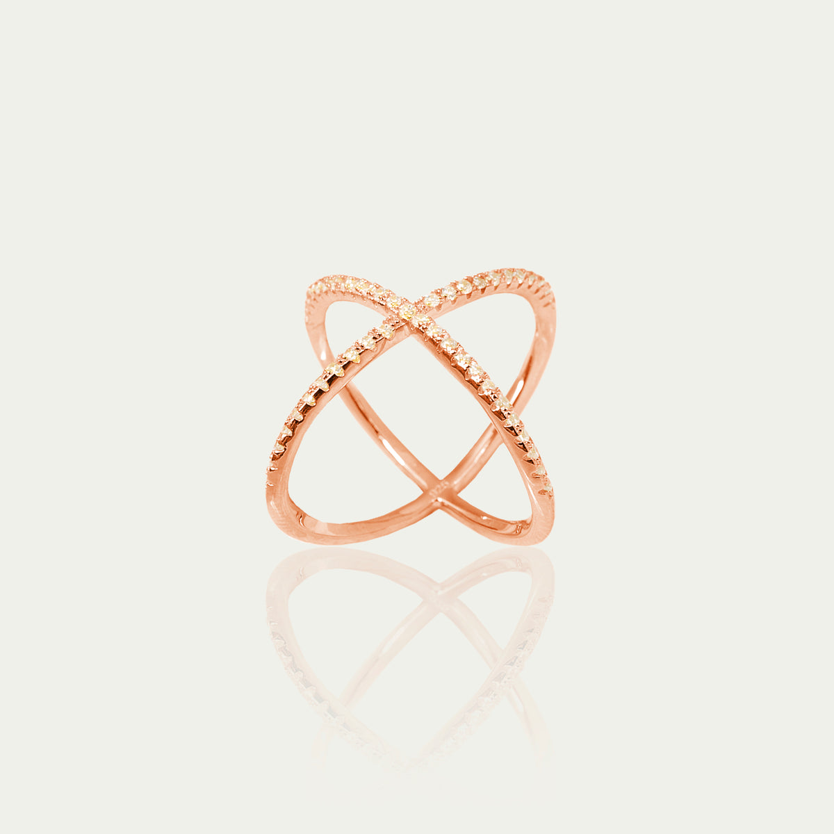 Ring Cruz – 925 Sterling Silber 18K Roségold vergoldet | Sucre Fine Jewelry