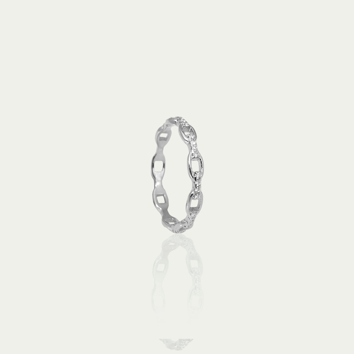 Ring Shiny Chain – 925 Sterling Silber | Sucre Fine Jewelry