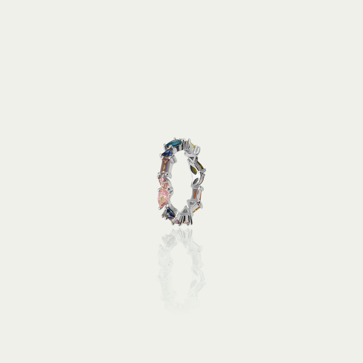 Ring Rainbow blau-lila – 925 Sterling Silber | Sucre Fine Jewelry