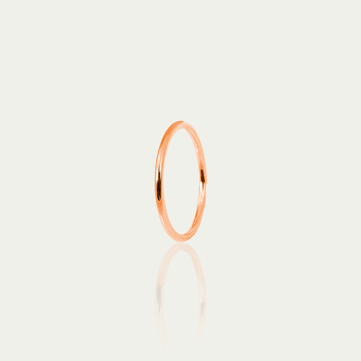Ring Basic – 925 Sterling Silber 18K Roségold vergoldet | Sucre Fine Jewelry