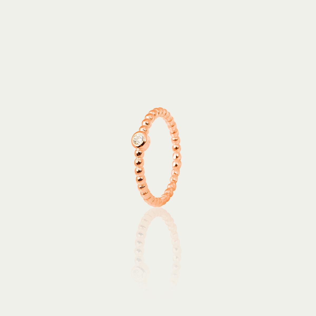 Ring Glam Bubbles – 925 Sterling Silber 18K Roségold vergoldet | Sucre Fine Jewelry