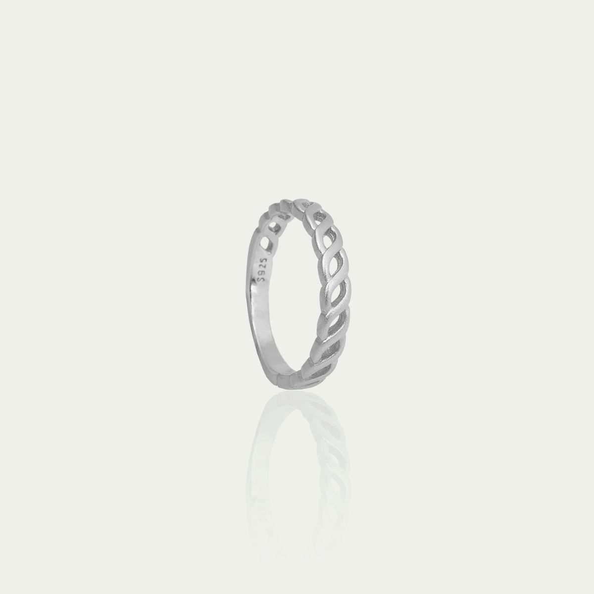 Ring Frosted Twist – 925 Sterling Silber | Sucre Fine Jewelry