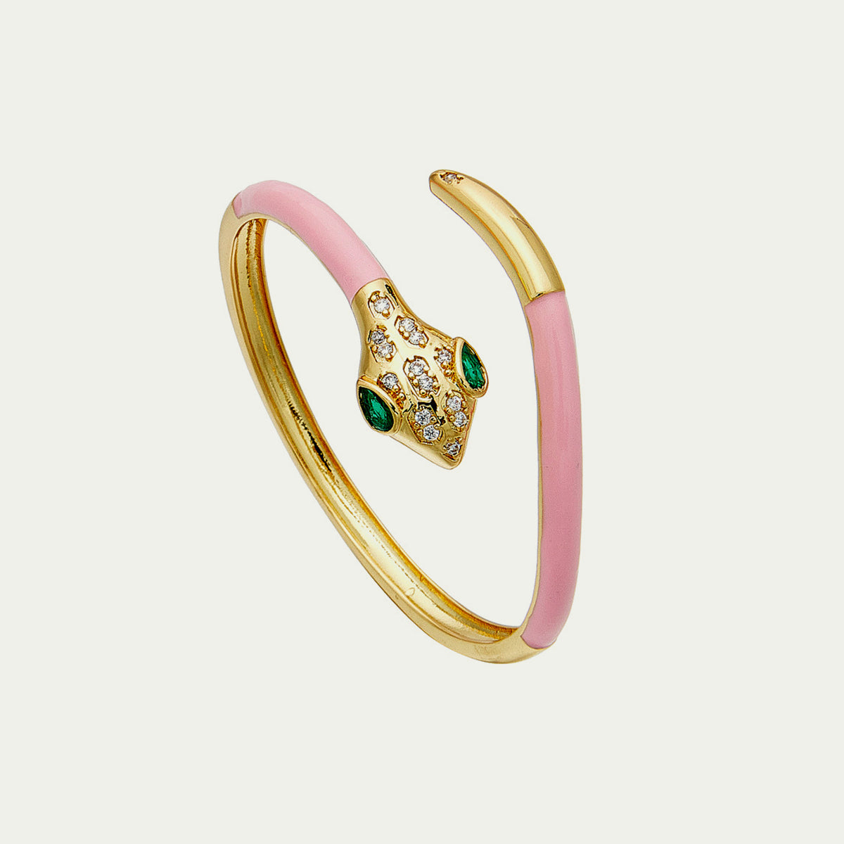 Schlangen Armreif einfach emailliert | Sucre Fine Jewelry