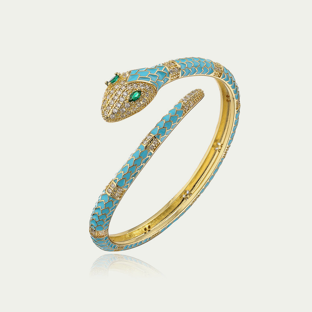 Schlangen Armreif emailliert | Sucre Fine Jewelry
