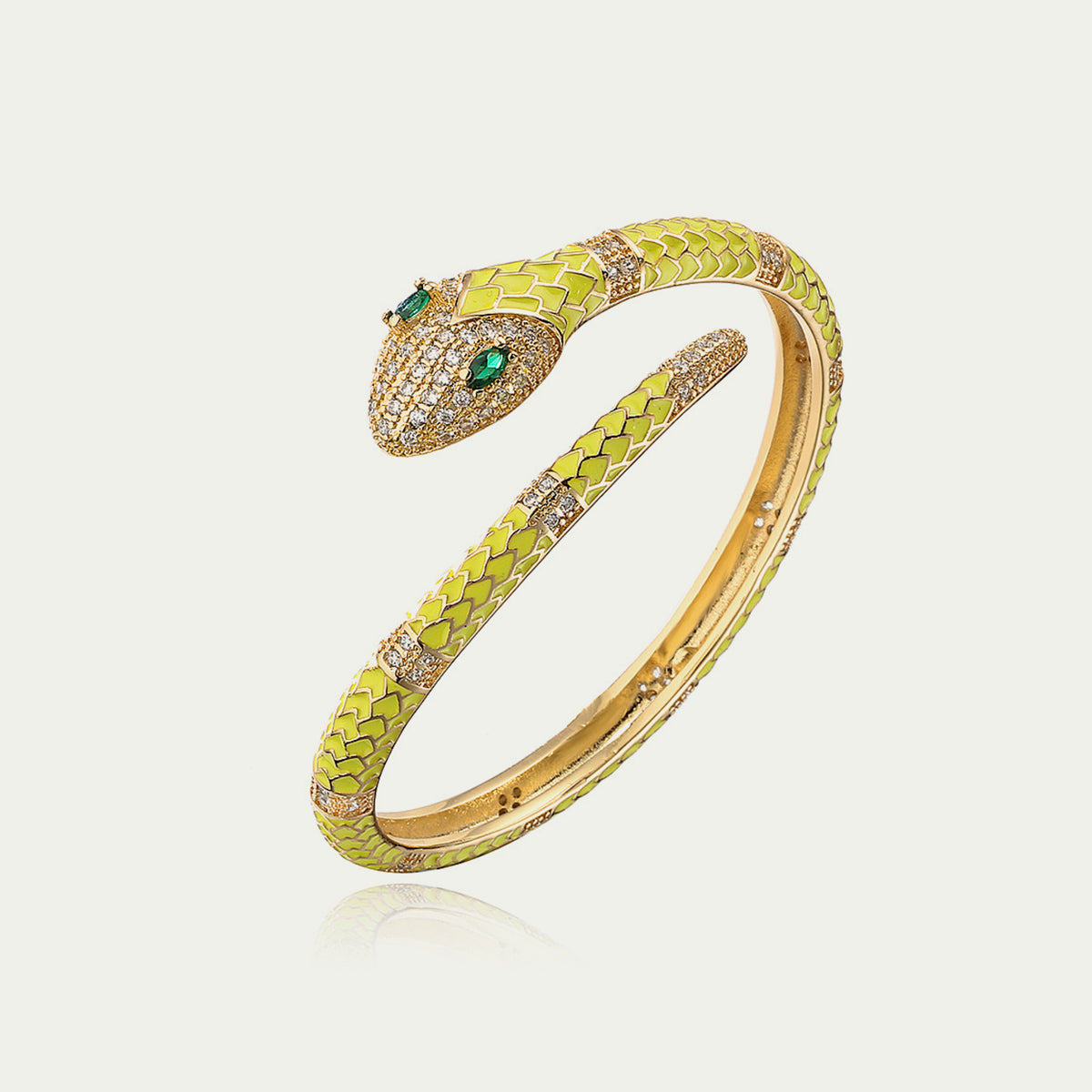 Schlangen Armreif emailliert | Sucre Fine Jewelry