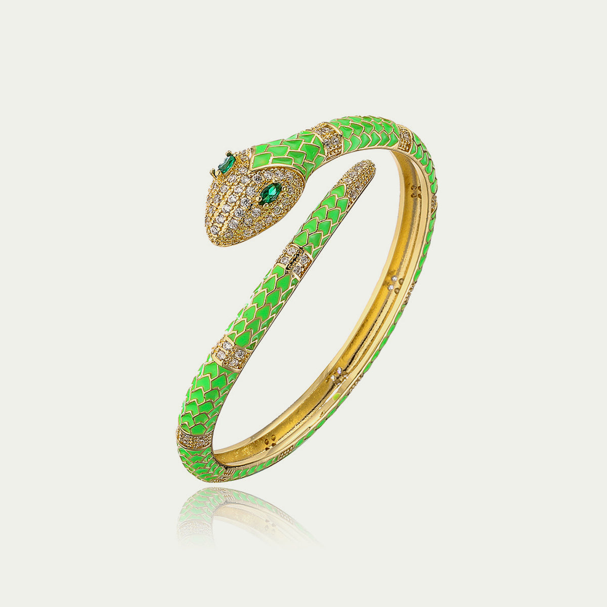 Schlangen Armreif emailliert | Sucre Fine Jewelry