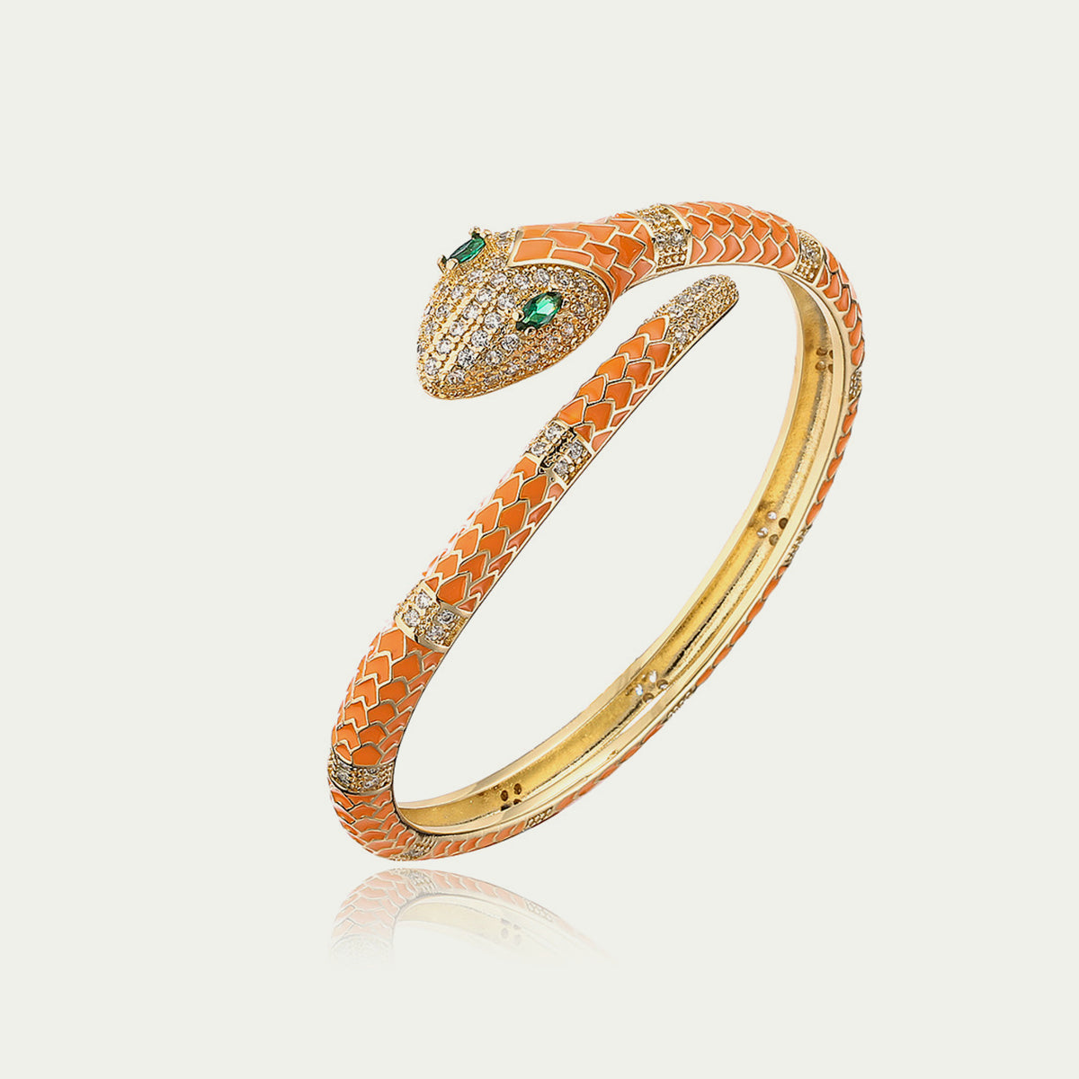 Schlangen Armreif emailliert | Sucre Fine Jewelry