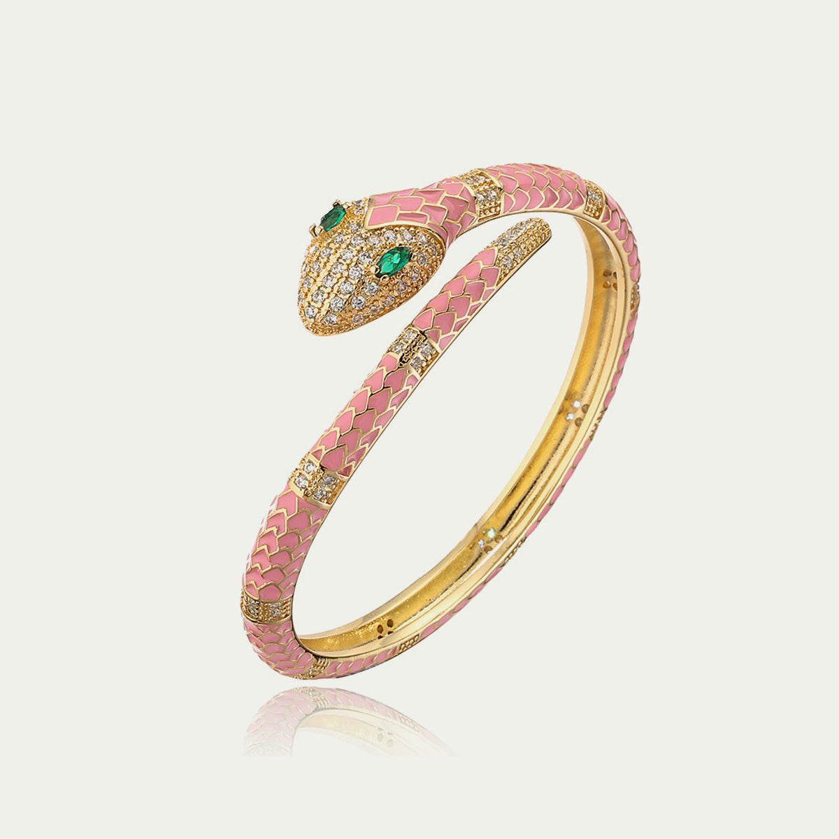 Schlangen Armreif emailliert | Sucre Fine Jewelry