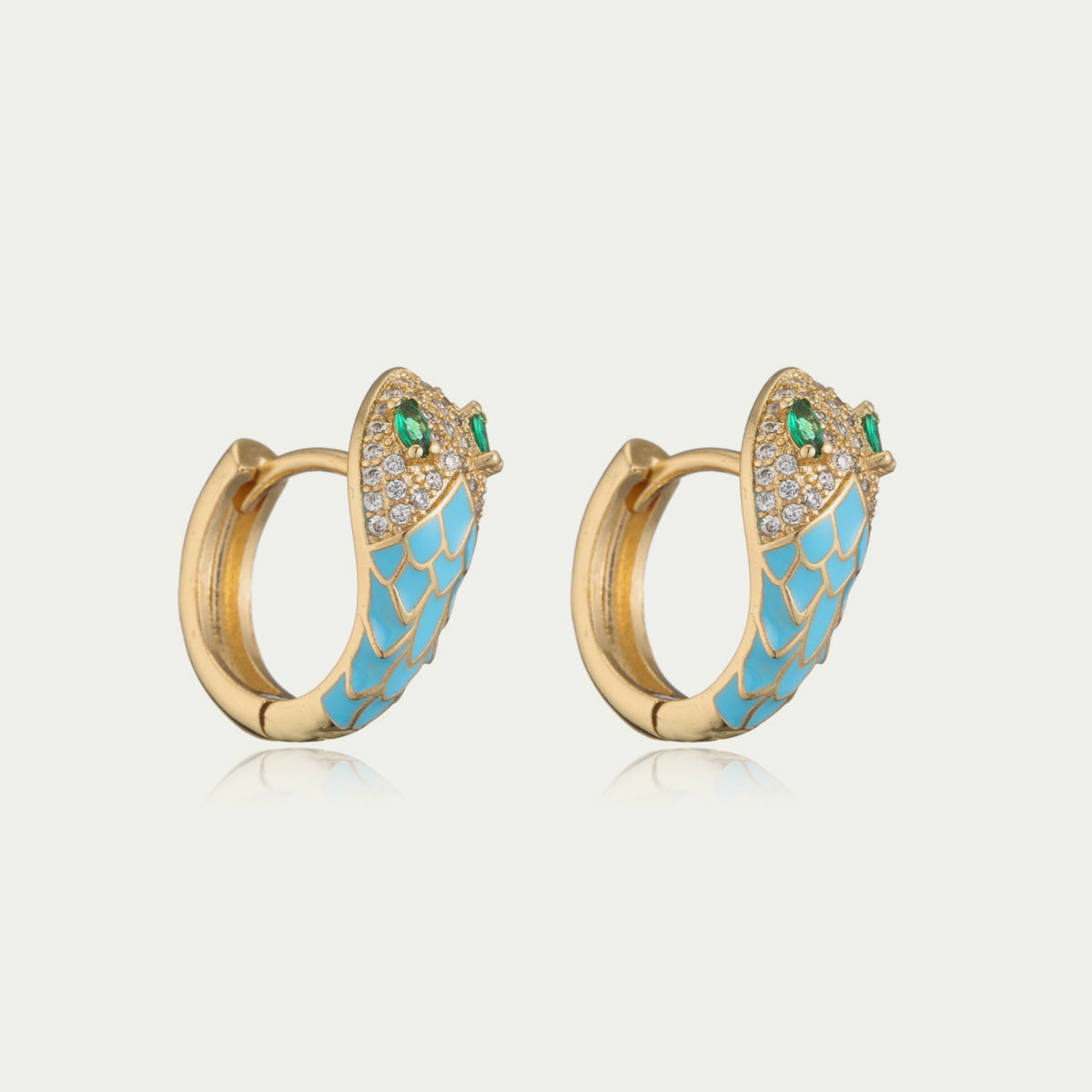 Schlangen Ohrringe emailliert | Sucre Fine Jewelry