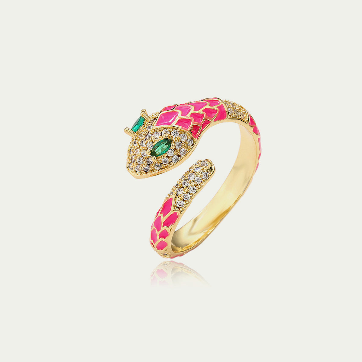 Schlangen Ring emailliert | Sucre Fine Jewelry