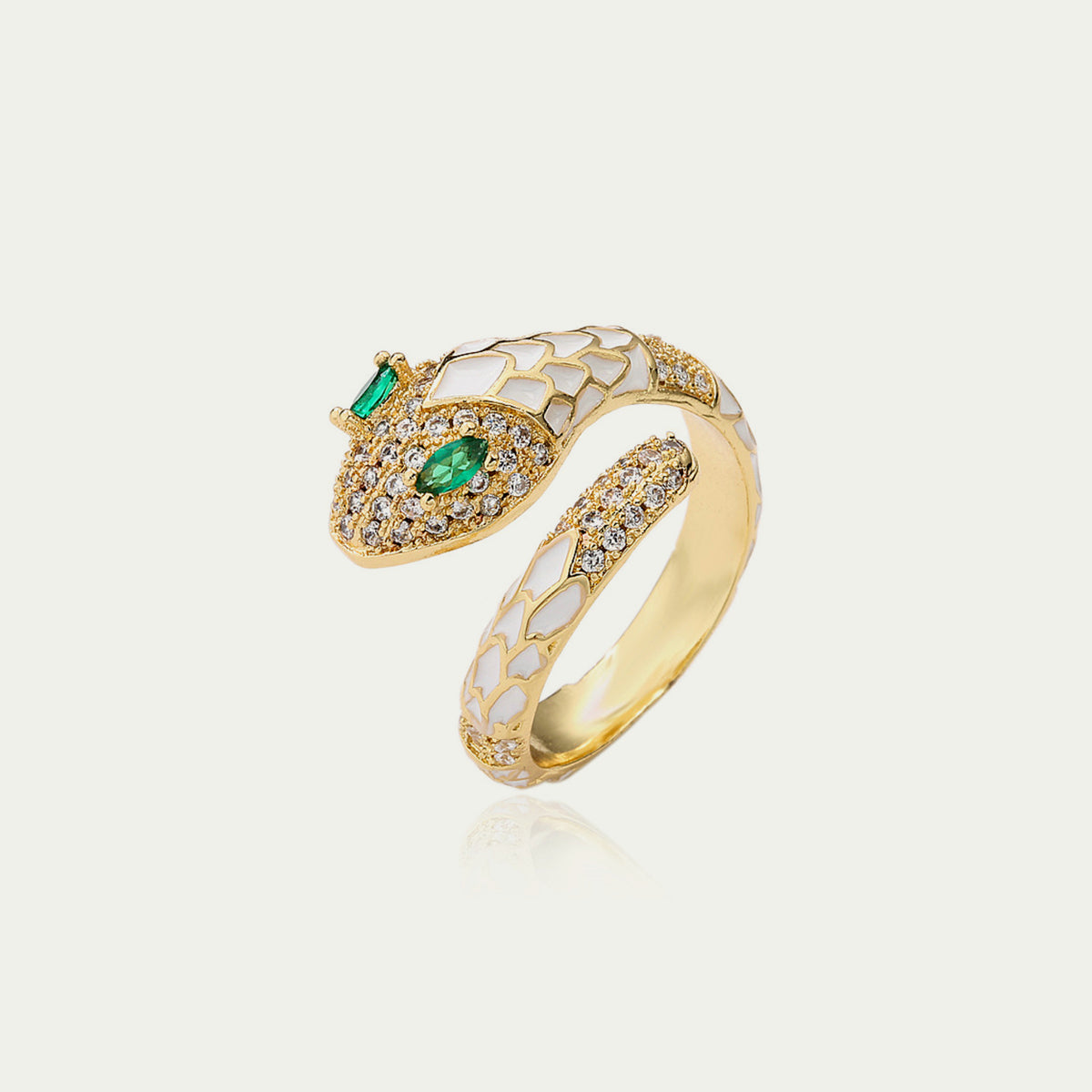 Schlangen Ring emailliert | Sucre Fine Jewelry